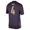 Camiseta de fútbol Inglaterra Rice 4 Segunda Equipación Euro 2024 - Hombre